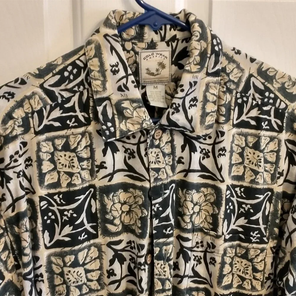 Cold Wear America Hawaiian Classics Men's Shirt, Size Medium - Picture 1 of 6